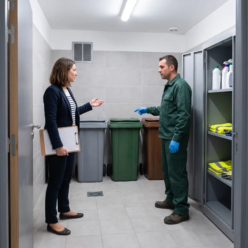 Responsabilités et règles en copropriété pour le nettoyage du local à poubelles