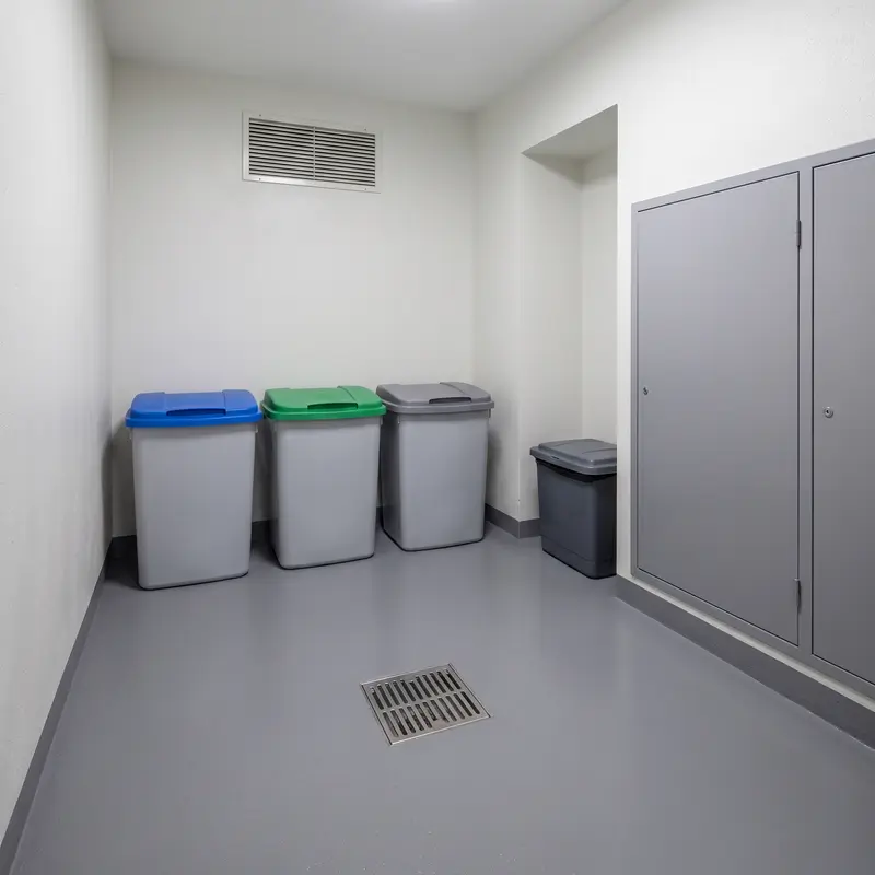 Rules and responsibilities for cleaning the communal bin room (Hauts-de-Seine)