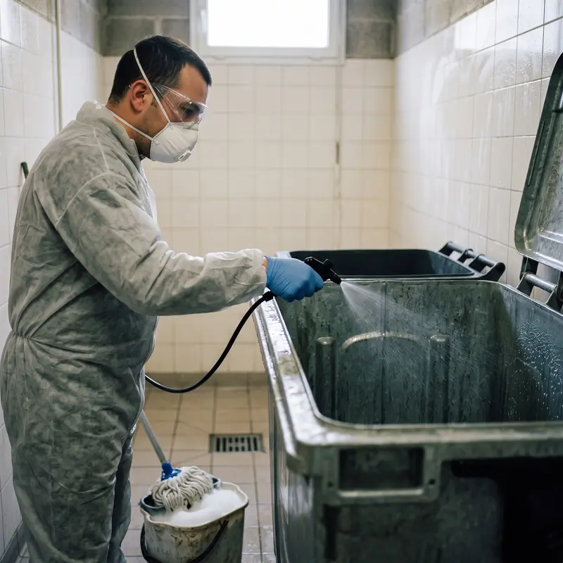 Protocole de nettoyage et de désinfection des locaux poubelles