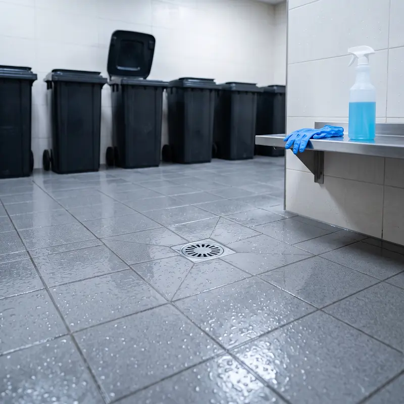 Protocole de nettoyage et de désinfection des locaux poubelles