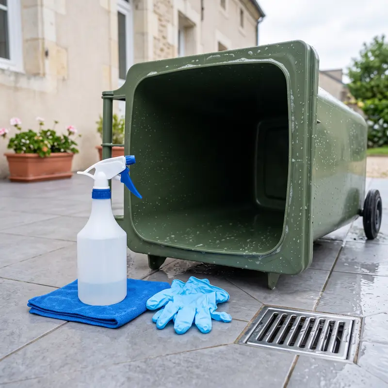 Protocole de nettoyage et de désinfection des locaux poubelles