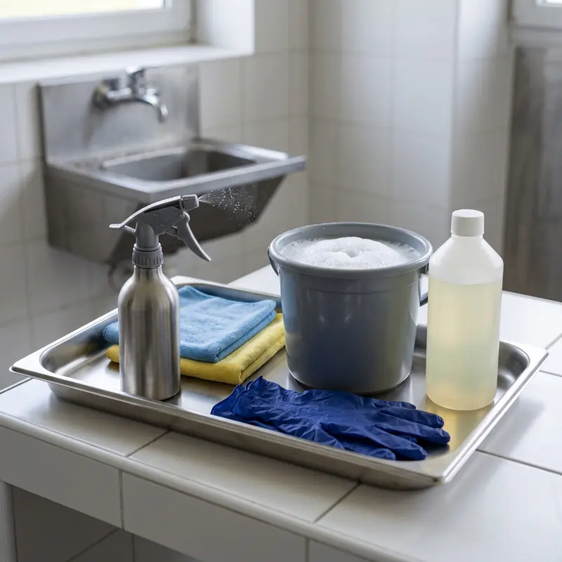 Protocole de nettoyage et de désinfection des locaux poubelles